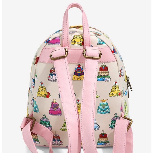 Loungefly Disney Princess Cakes Mini Backpack and Wallet set - Picture 7 of 11